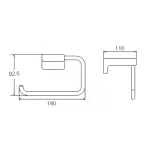 Полотенцедержатель Rose RG1806T
