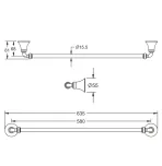 Полотенцедержатель Rose RG1217