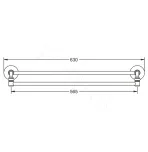Полотенцедержатель Rose RG1227