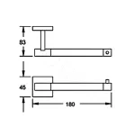 Держатель для туалетной бумаги Rose RG3005H