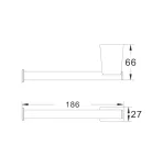Держатель для туалетной бумаги Shevanik SG5715H