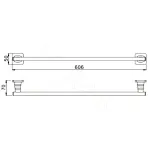 Полотенцедержатель Rose RG1517H