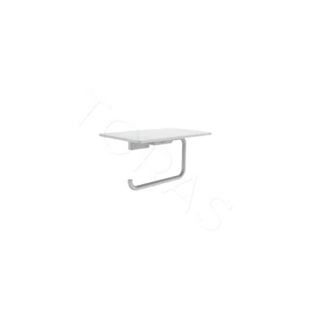 Держатель для туалетной бумаги с полочкой Rose RG1805C