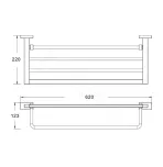 Полка для полотенец Shevanik SG5608C