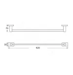 Полотенцедержатель Shevanik SG5617T