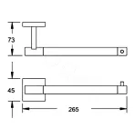 Полотенцедержатель Rose RG3006H