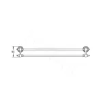 Полотенцедержатель Rose RG1127Q