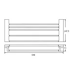 Полка для полотенец Rose RG1808H