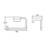 Полотенцедержатель Rose RG1806