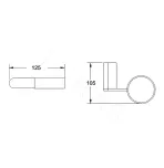 Стакан для ванной Rose RG1712T