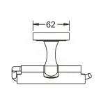 Держатель для туалетной бумаги Rose RG1005Q