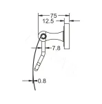 Держатель для туалетной бумаги Rose RG1005Q