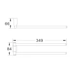 Держатель для полотенца Shevanik SG5707C