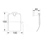 Держатель для туалетной бумаги Shevanik SG5105T