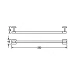 Полотенцедержатель Rose RG3017H