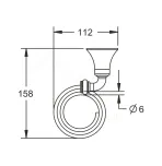 Держатель для фена Rose RG1235