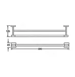 Полотенцедержатель Rose RG3027H
