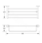 Полка для полотенец Shevanik SG5108T