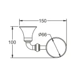 Дозатор для жидкого мыла Rose RG1244