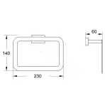 Полотенцедержатель Shevanik SG5606C