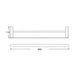 Полотенцедержатель Rose RG1727T