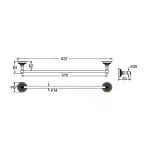 Полотенцедержатель Rose RG1417Q
