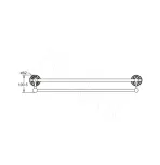 Полотенцедержатель Rose RG1027Q