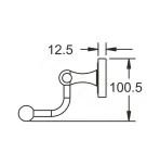 Полотенцедержатель Rose RG1027Q