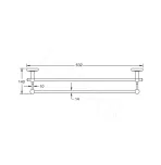 Полотенцедержатель Rose RG1027Q