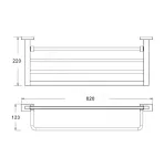 Полка для полотенец Shevanik SG5608