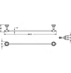 Полотенцедержатель Rose RG1117