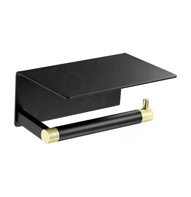 Держатель для туалетной бумаги с полочкой Rose RG3005H-1