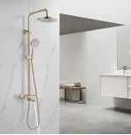 Душевая стойка со смесителем Rose R3936G