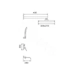 Душевая система Shevanik S4035T