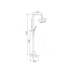 Душевая система Shevanik S4436C (белый)