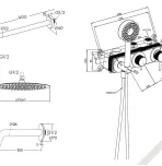 Встраиваемая душевая система для ванны и душа MILLEAU Tissage MSS 530BIM/801Q-BN на 3 потока (комплект с монтажным блоком), Никель браш