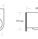 Унитаз подвесной Milleau Alby 203 в комплекте с инсталляцией и панелью смыва MR0425-A5.203 GW/2.02