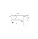 Смеситель для ванны Rose R1402F