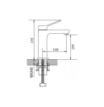 Смеситель Shevanik S4301G