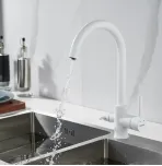 Смеситель для кухни с подключением к фильтру воды Shevanik S128C