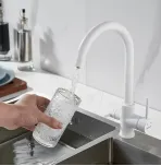 Смеситель для кухни с подключением к фильтру воды Shevanik S128C