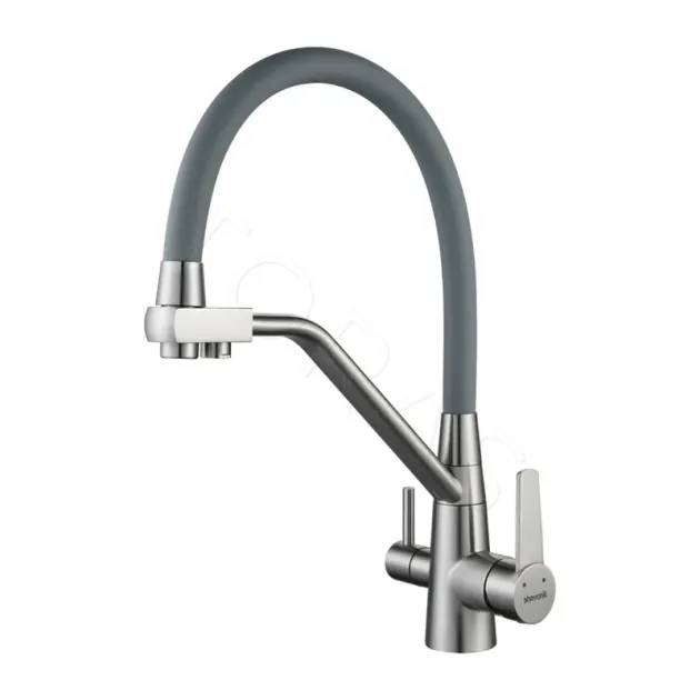 Смеситель для кухни с гибким изливом Shevanik S968L