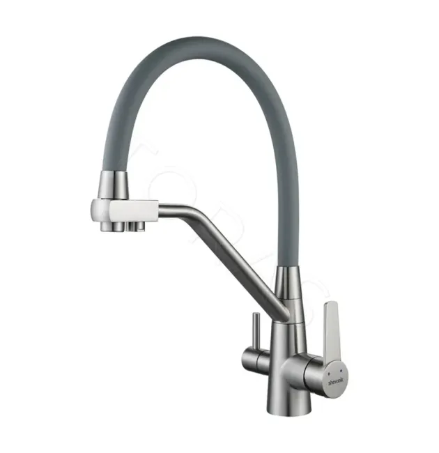Смеситель для кухни с гибким изливом Shevanik S968L