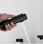 Смеситель для умывальника с гигиеническим душем Shevanik S8271H