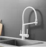 Смеситель для кухни с гибким изливом Rose R658C