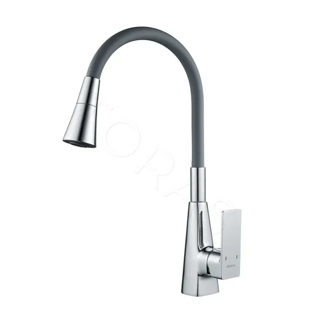Смеситель для кухни с гибким изливом Shevanik S543-9