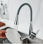 Смеситель для кухни с гибким изливом Shevanik S543-9
