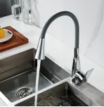 Смеситель для кухни с гибким изливом Shevanik S543-9