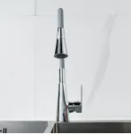 Смеситель для кухни с гибким изливом Shevanik S543-9