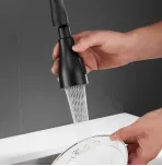 Смеситель для кухни с выдвижным изливом Shevanik S163H